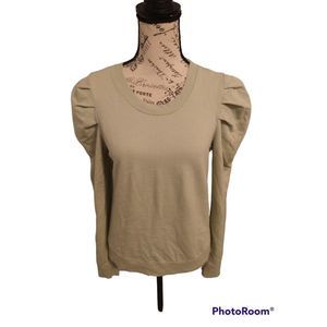 Cloth light green puff sleeve xs top